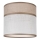 Ersatz-Lampenschirm für Hängeleuchte, Tischleuchte und Wandleuchte ANDREA E27 d 16 cm beige/grau