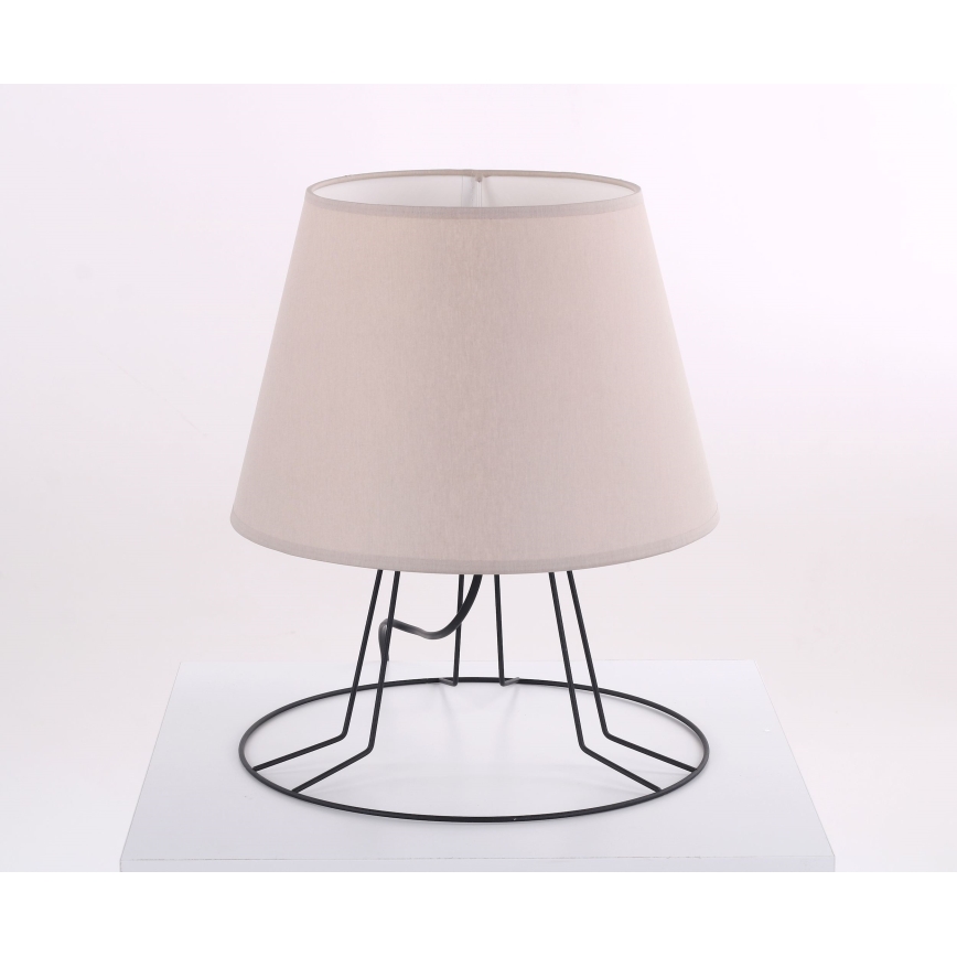 Ersatz-Lampenschirm für Tischlampe, passend für E27-Fassung, Ø 30 cm, Beige