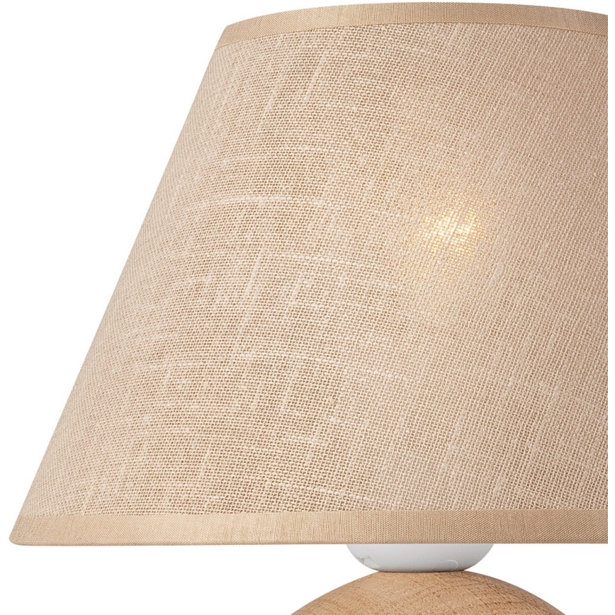 Ersatzglas für Tischleuchte JUTA E27 d 19 cm beige