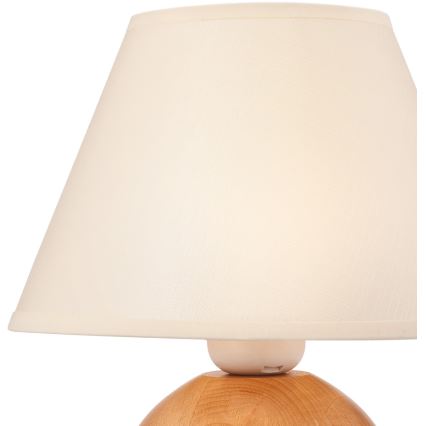 Ersatz-Lampenschirm für Tischlampe JUTA E27, Ø 19 cm, cremefarben