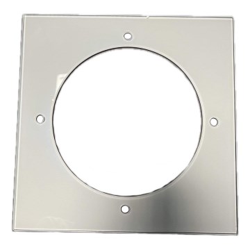 Ersatzglas für Deckenleuchte 20x20 cm cremefarben