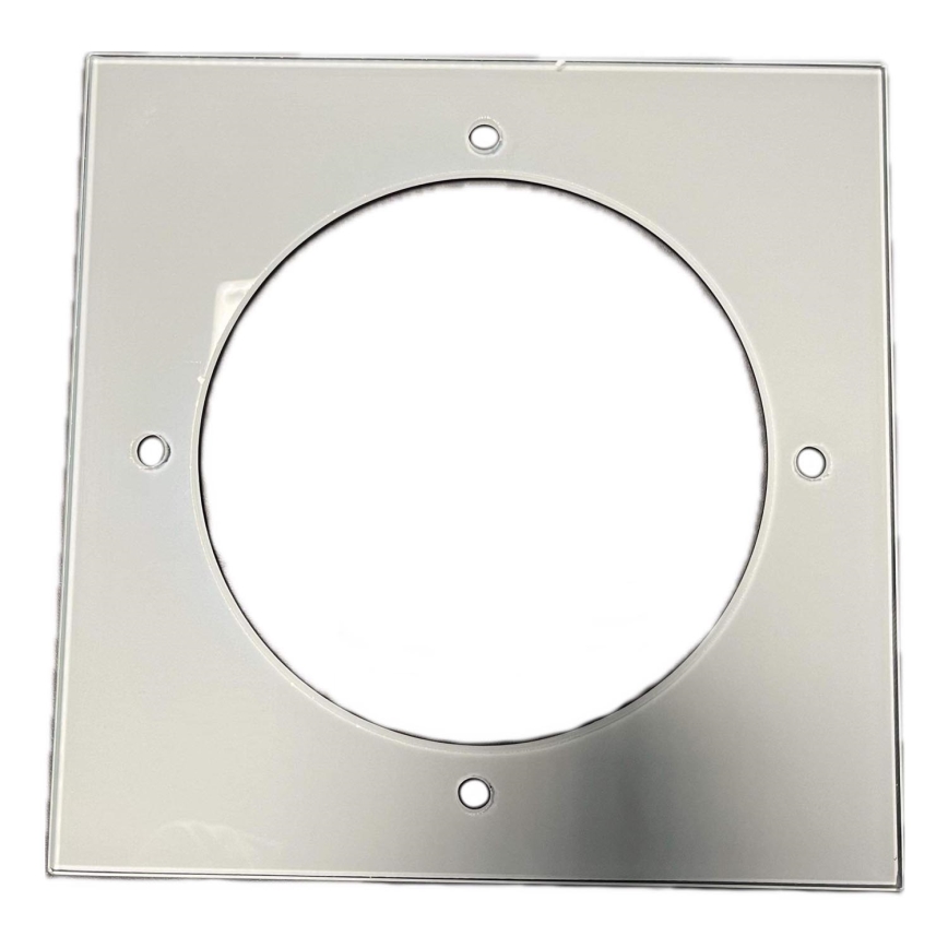 Ersatzglas für Deckenleuchte 20x20 cm cremefarben