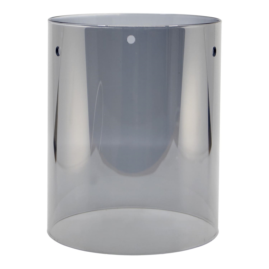 Ersatzglas für Deckenleuchte E27 d 13 cm grau
