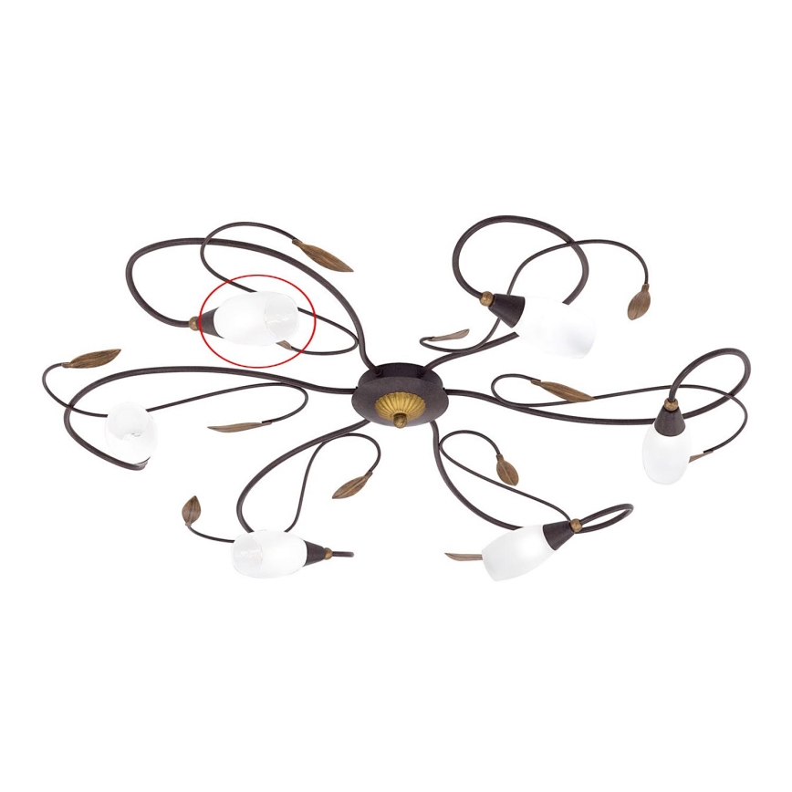 Ersatzglas für Deckenleuchte Eglo - GERBERA 90697