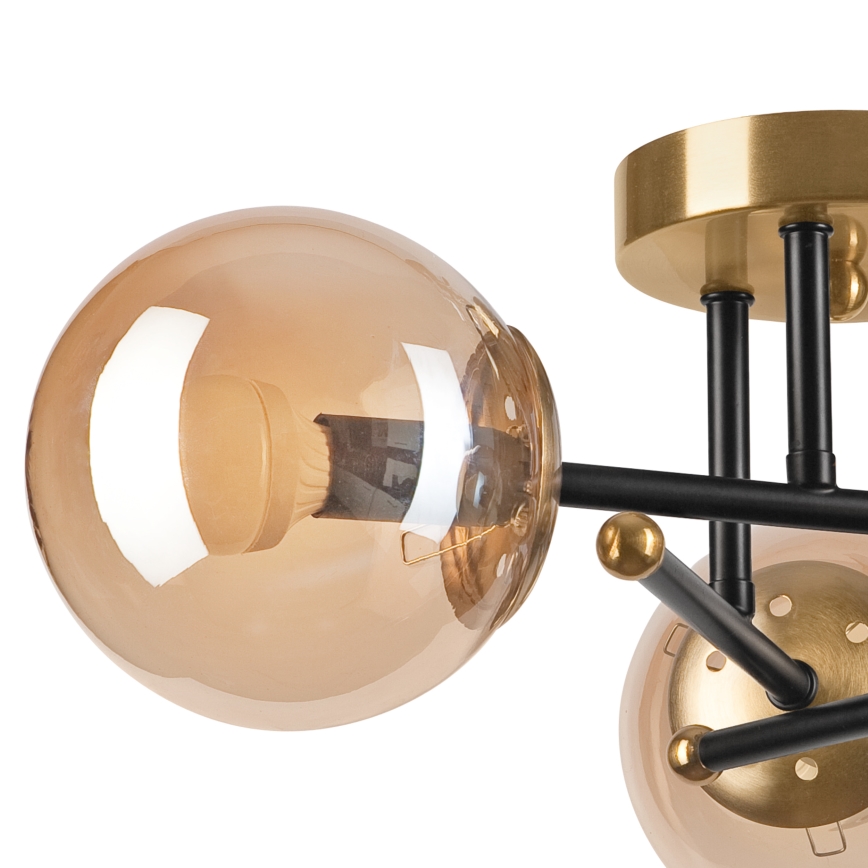 Ersatzglas für Hängeleuchte MALENA E14 rauchig beige
