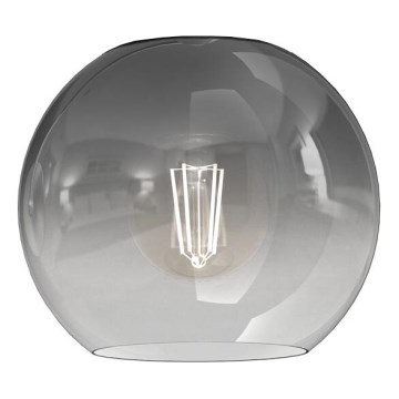 Ersatzglas für Kronleuchter und Wandleuchte MONTE E27 Ø 15 cm rauchfarben