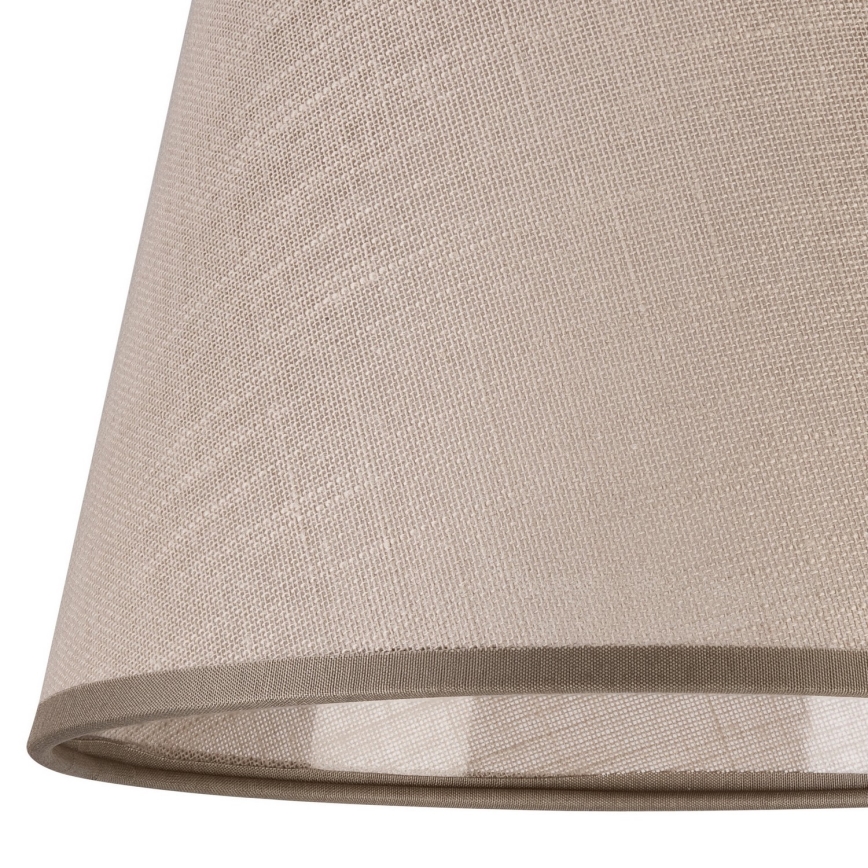 Ersatzlampenschirm für Hängeleuchte LORENZO E27 d 16 cm beige