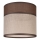 Ersatzlampenschirm für Hängeleuchte, Stehleuchte und Wandleuchte ANDREA E27 d 16 cm braun/beige