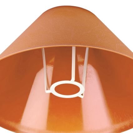 Ersatzlampenschirm für Tischleuchte E14 21x11 cm orange