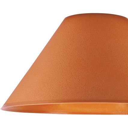 Ersatzlampenschirm für Tischleuchte E14 21x11 cm orange