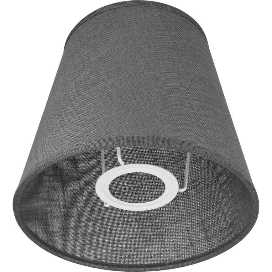 Ersatzlampenschirm für Wandleuchte LORENZO E27 d 16 cm grau