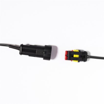 Erweiterungs-LED-Lichterkette für den Außenbereich FELICIA FILAMENT 20xE10 14m bunt/warmweiß IP44, Hergestellt in Tschechien