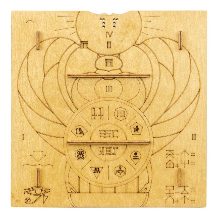EscapeWelt - Holzpuzzle Pyramide