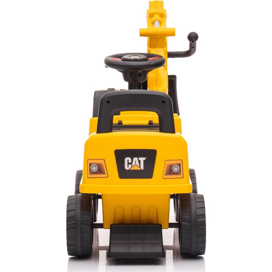 Escavatore a spinta cavalcabile CAT giallo/nero