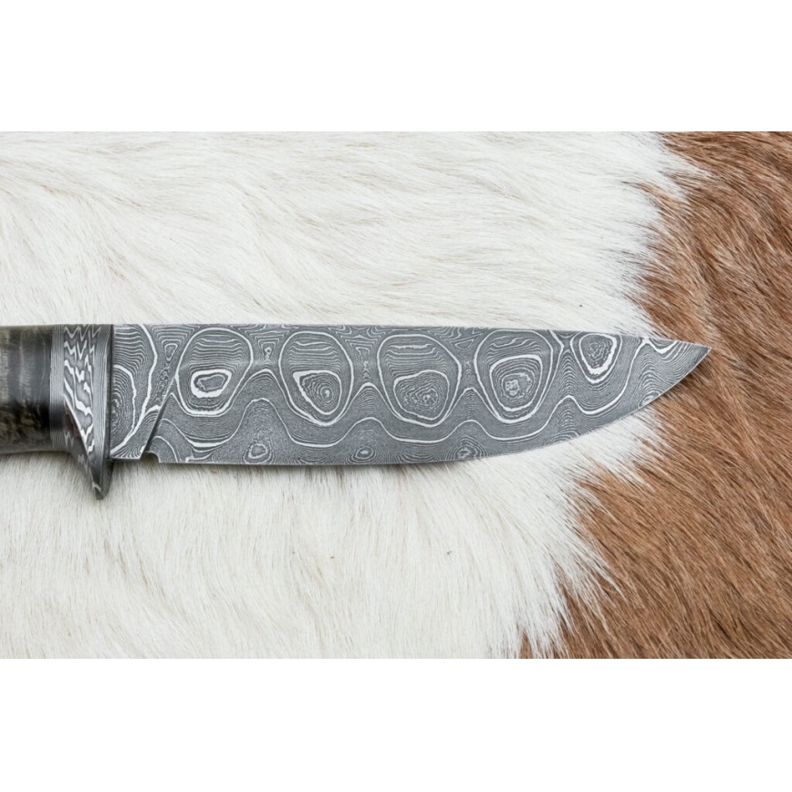 Esclusivo coltello Damasco 12,7 cm acero/agata