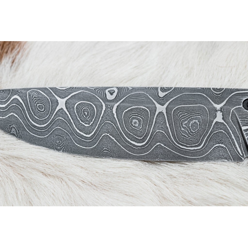 Esclusivo coltello Damasco 12,7 cm acero/agata