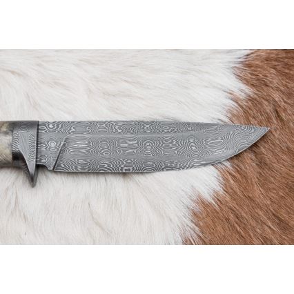 Esclusivo coltello Damasco 13 cm castagno