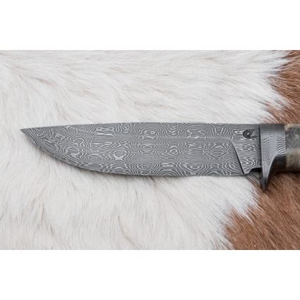 Esclusivo coltello Damasco 13 cm castagno