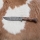 Esclusivo coltello Damasco 14,4 cm castagno/dente di mammut