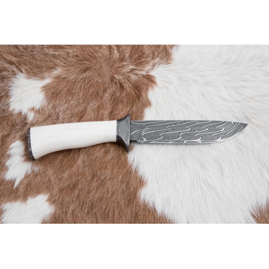 Esclusivo coltello Damasco 15 cm zanna di mammut