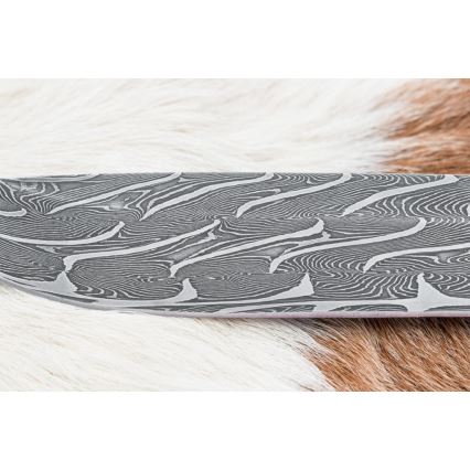 Esclusivo coltello Damasco 15 cm zanna di mammut
