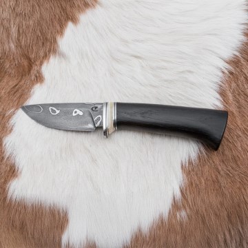 Esclusivo coltello Damasco 8,6 cm quercia/osso di cammello