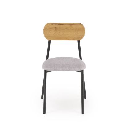 Ess-Set NANDO 84x54 cm grau/braun/schwarz