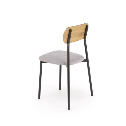 Ess-Set NANDO 84x54 cm grau/braun/schwarz