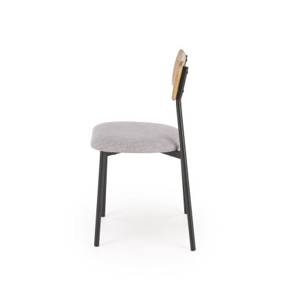 Ess-Set NANDO 84x54 cm grau/braun/schwarz