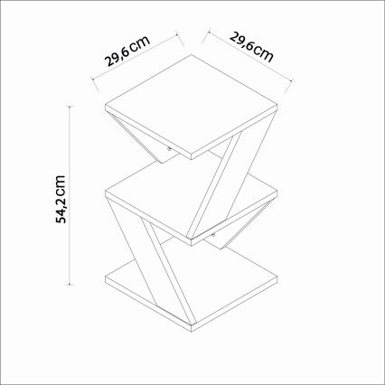 Étagère ALVINA noire