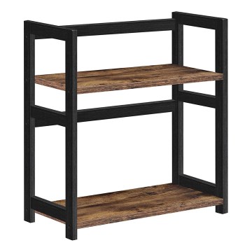 Étagère de rangement MARGE marron/noir