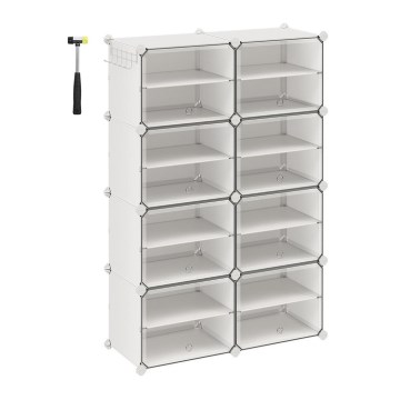 Étagère modulaire à compartiments BOXIFY, blanche