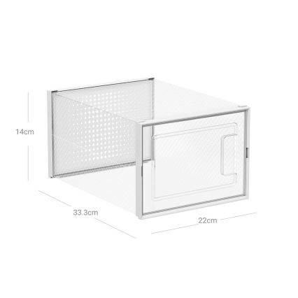 Étagère modulaire avec compartiments BOXIFY blanche