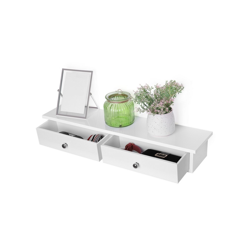Étagère murale à compartiments SHELFY blanche