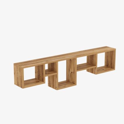 Étagère murale AMANOS 32x120 cm pin