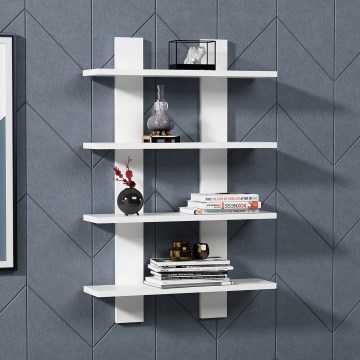 Étagère murale LAUREL 90x60 cm blanc
