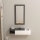 Etagère murale + miroir mural VIEN blanc/anthracite
