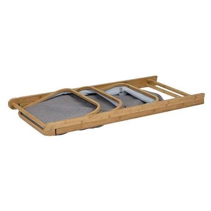 Étagère pliante avec paniers 45 x 99 x 35 cm