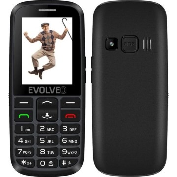 Evolveo - EasyPhone EG, 4G-Handy für Senioren, schwarz