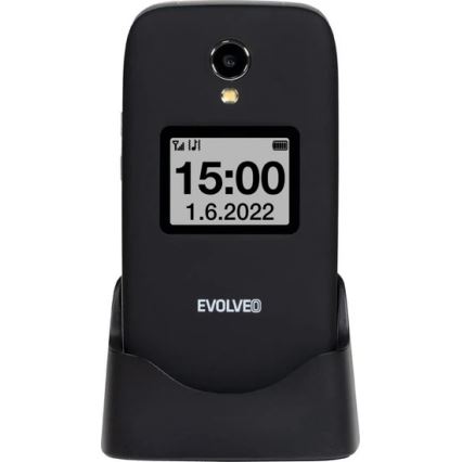 Evolveo - EasyPhone FS, Klapphandy 2.8, schwarz