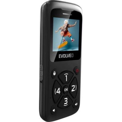 Evolveo - EasyPhone ID, Seniorenhandy, schwarz