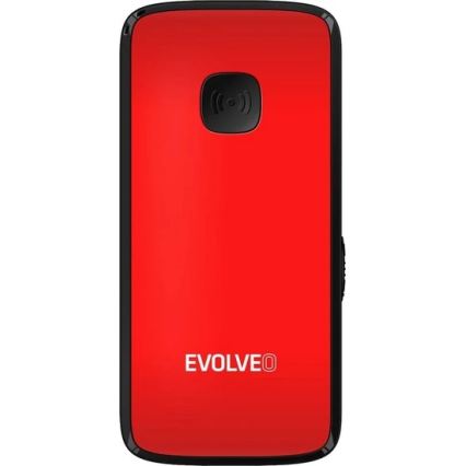 Evolveo - EasyPhone ID telefono per anziani rosso