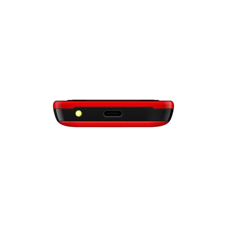 Evolveo - EasyPhone ID téléphone mobile pour seniors rouge