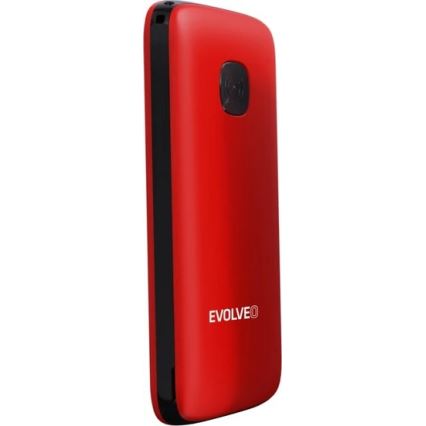 Evolveo - EasyPhone ID téléphone mobile pour seniors rouge