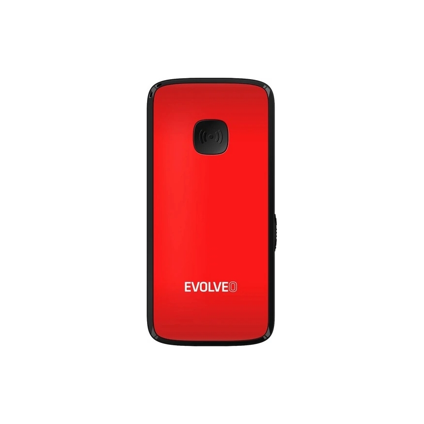 Evolveo - EasyPhone ID, téléphone portable pour seniors, rouge