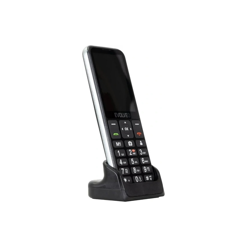 Evolveo - EasyPhone LT 4G telefono per anziani nero