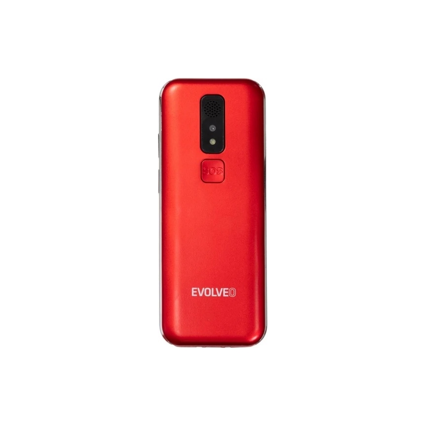 Evolveo - EasyPhone LT, telefono cellulare 4G per anziani rosso