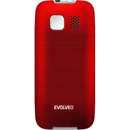 Evolveo - EasyPhone, telefono cellulare per anziani, rosso