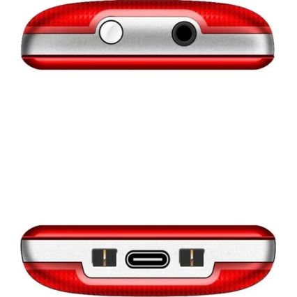Evolveo - EasyPhone, téléphone portable pour seniors, rouge