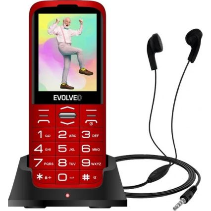 Evolveo - EasyPhone XO, Seniorenhandy, Rot